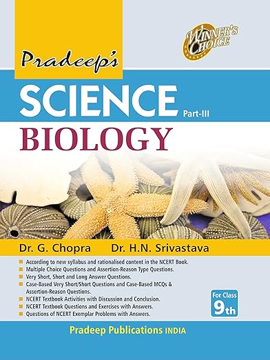 Pradeep Science Part - III Biology for Class 9 | 2025