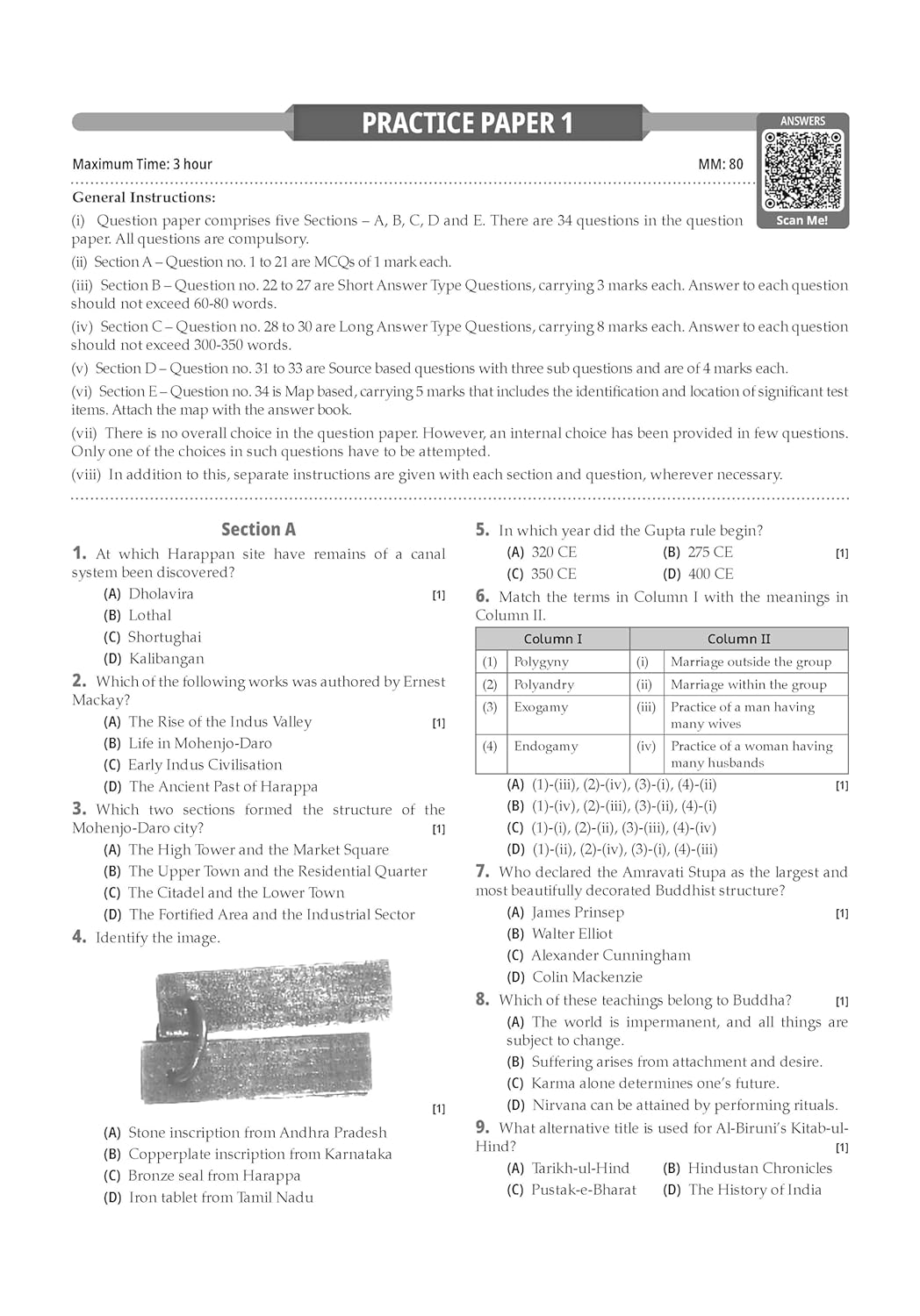 Oswaal CBSE Question Bank Chapterwise and Topicwise SOLVED PAPERS Class 12 History For Exam 2026