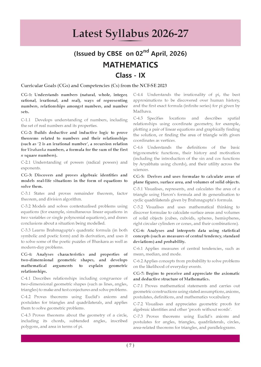 Oswaal CBSE Mathematics Part-1 Question Bank Chapter-wise & Topic-wise Class 9 | Based on NCERT Textbook Ganita Manjari | Includes Summary, Competency-Based Question, Self-Assessment & Practice Papers