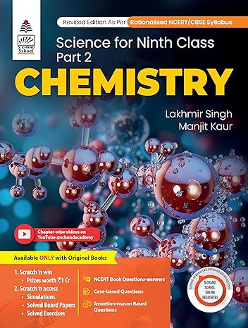Science For 9 Class Part 2 (Chemistry)+ by Lakhmir Singh, Manjit Kaur (2025-26 Examination)