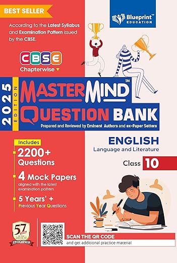 Mastermind CBSE question bank class 10 English Language and Literature 2025 for 2026 Board Exam (As per latest CBSE Syllabus)
