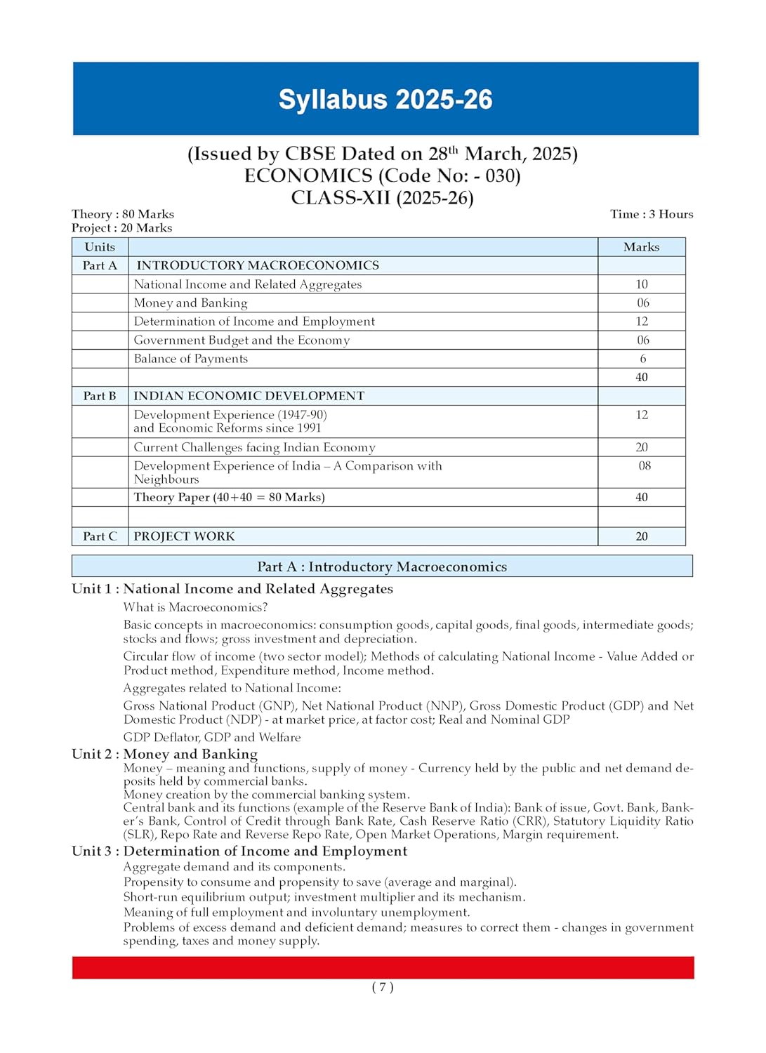 Oswaal CBSE Question Bank Chapterwise and Topicwise SOLVED PAPERS Class 12 Economics For Exam 2026