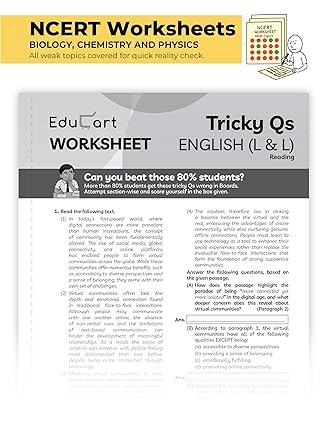 Educart CBSE Sample Paper Class 10 2025-26 English Language and Literature (Introducing exclusive step-by-step new practice concept on 2026 pattern)