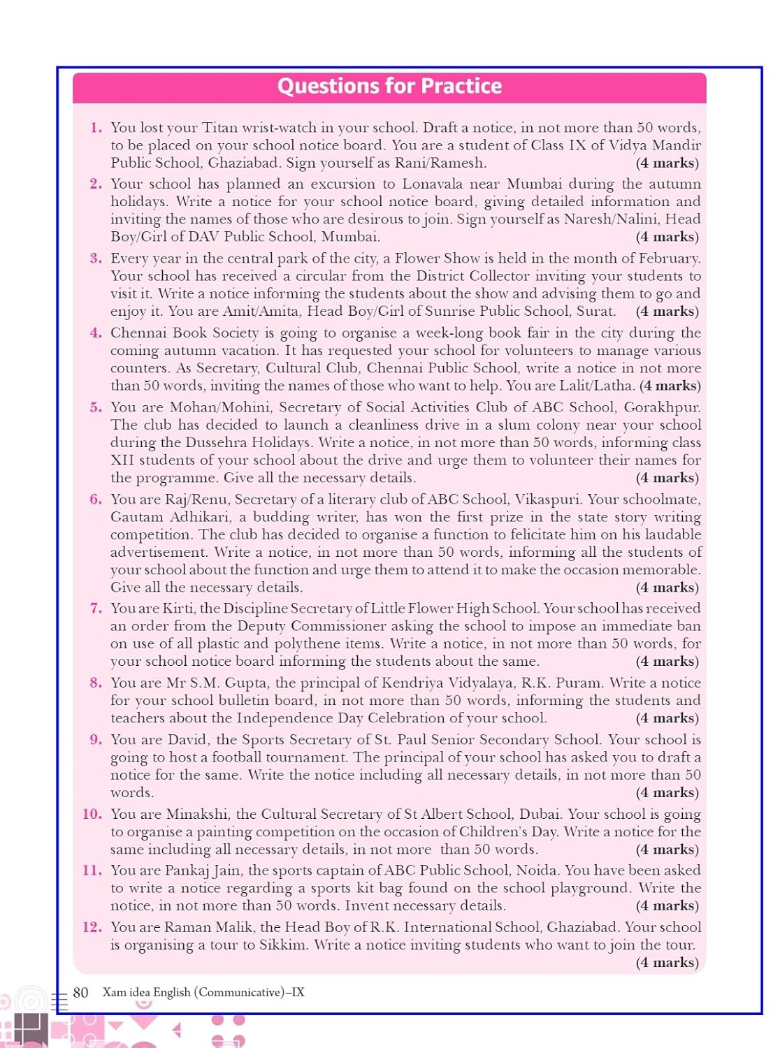 Xam idea English (Communicative) Class 9 Book | CBSE Board | Chapterwise Question Bank | Based on Revised CBSE Syllabus | NCERT Questions Included | 2025-26 Exam