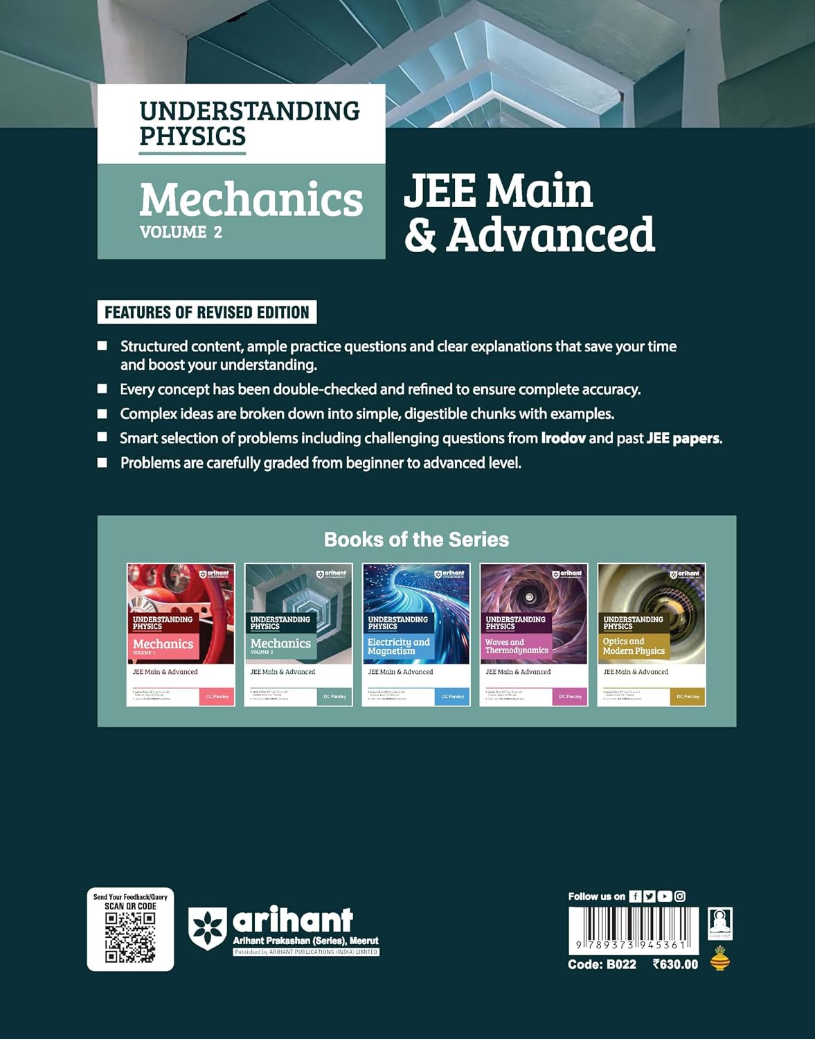 Arihant Understanding Physics Mechanics Volume 2 for JEE Main & Advanced 2026-2027 | Modular Theory, Concept Practice & Two-Level JEE Pattern Exercises | DC Pandey