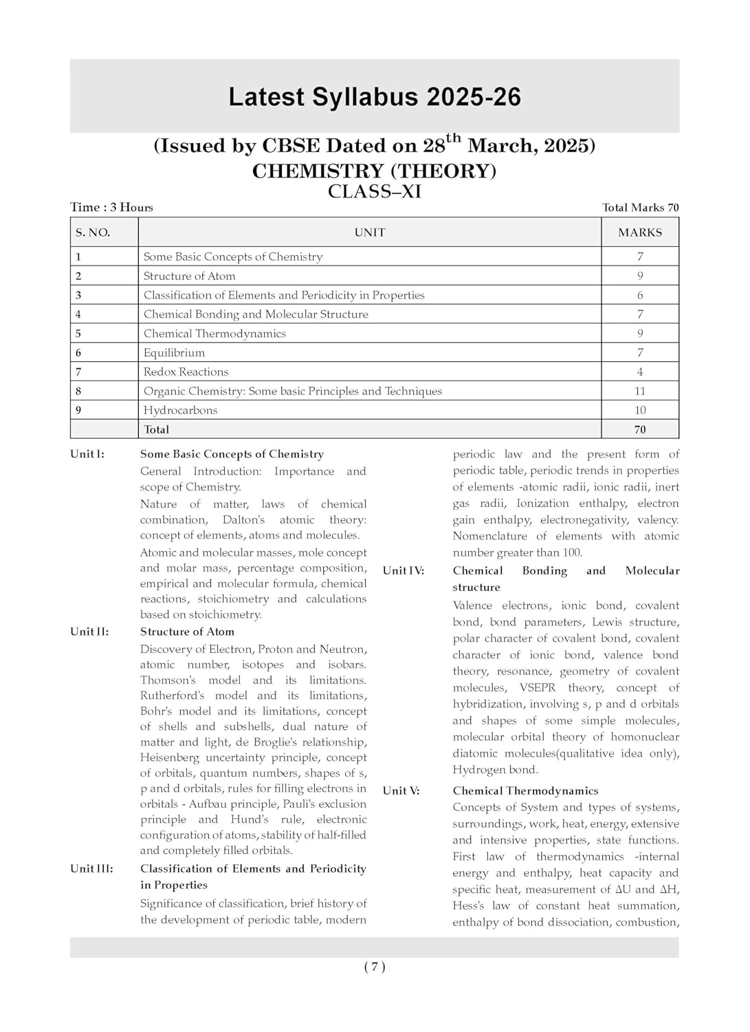 Oswaal CBSE Question Bank Class 11 Chemistry, Chapterwise and Topicwise Solved Papers For 2026 Exams