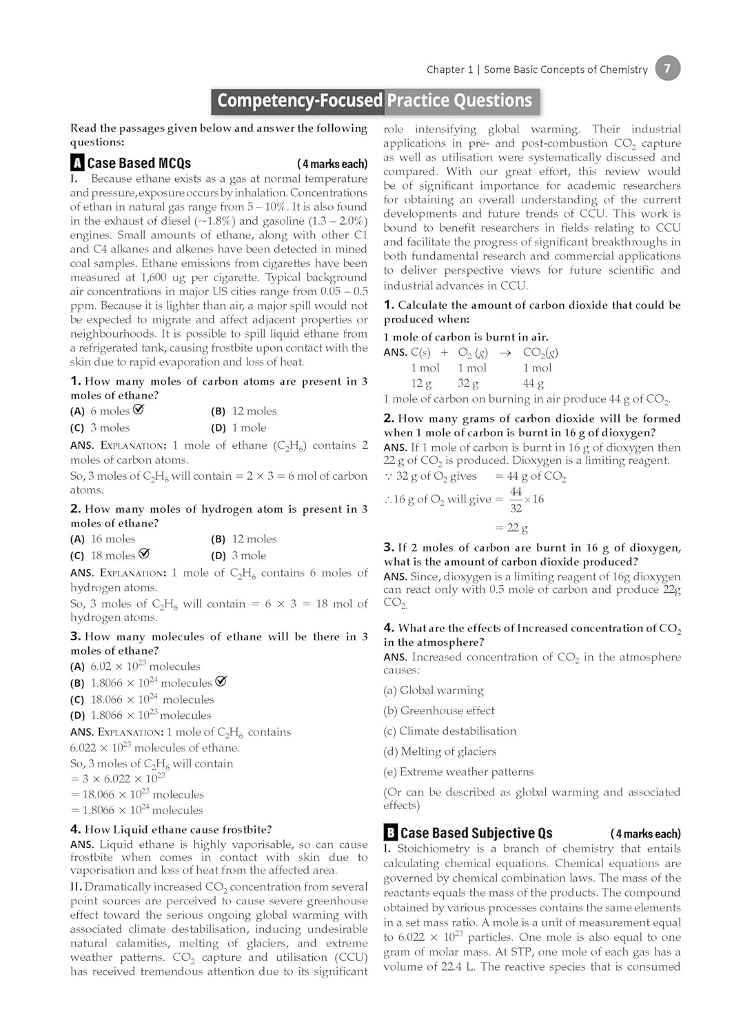 Oswaal CBSE Question Bank Class 11 Chemistry, Chapterwise and Topicwise Solved Papers For 2026 Exams