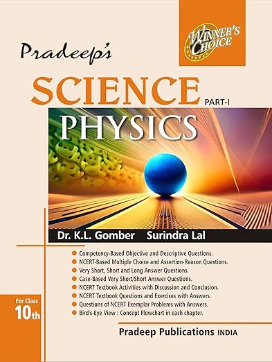 Pradeep Science Part -1 Physics for CBSE Class 10 - Examination 2025 | Pradeep