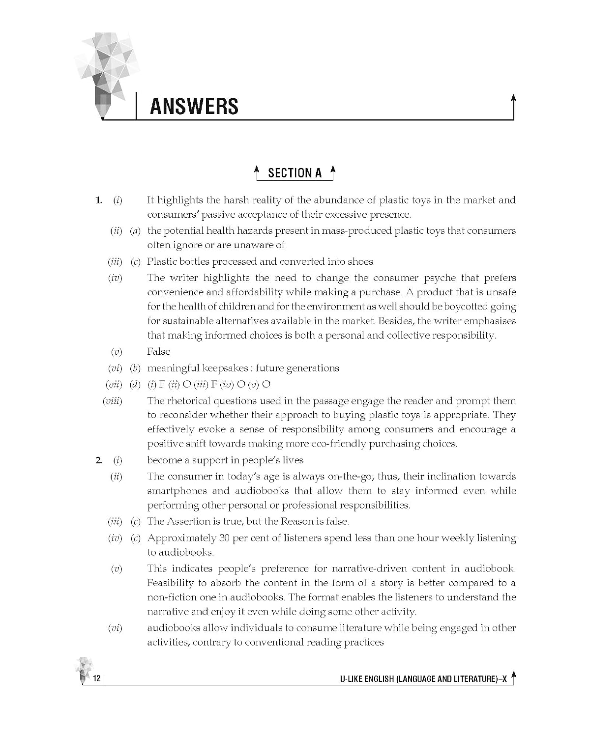 U Like CBSE Class 10 Sample Paper 2027 English Language Literature - 15 Sample Papers with Solutions, Basic Concepts and CBSE Sample Question Paper 2027 (U Like CBSE Sample Papers 2027)