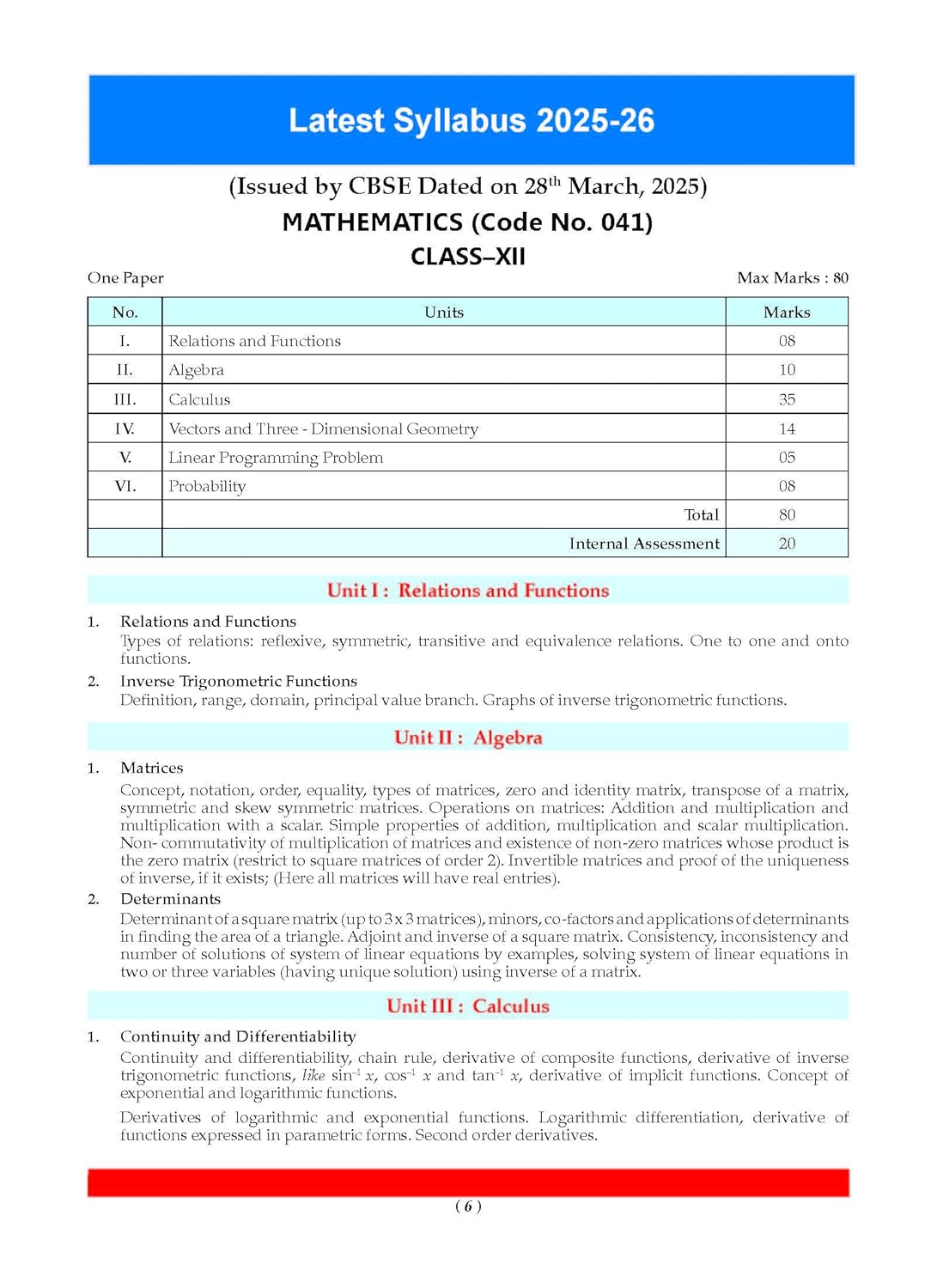Oswaal CBSE Question Bank Chapterwise and Topicwise SOLVED PAPERS Class 12 Mathematics For Exam 2026