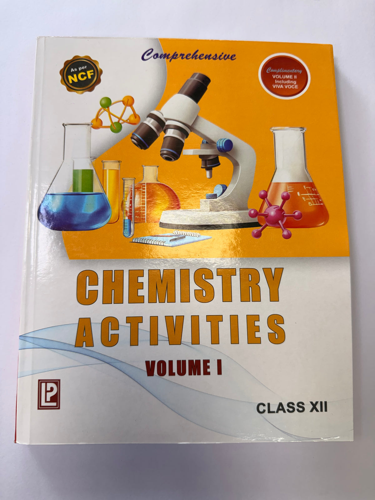 Comprehensive Chemistry Activities Vol 1 & 2 โ Class 12 | CBSE 2026-27 | Hardcover Lab Manual (Book + Notebook)