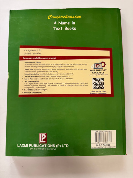 Comprehensive Physics Activities Vol 1 & 2 – Class 12 | CBSE 2025–26 | Hardcover Lab Manual (Book + Notebook)
