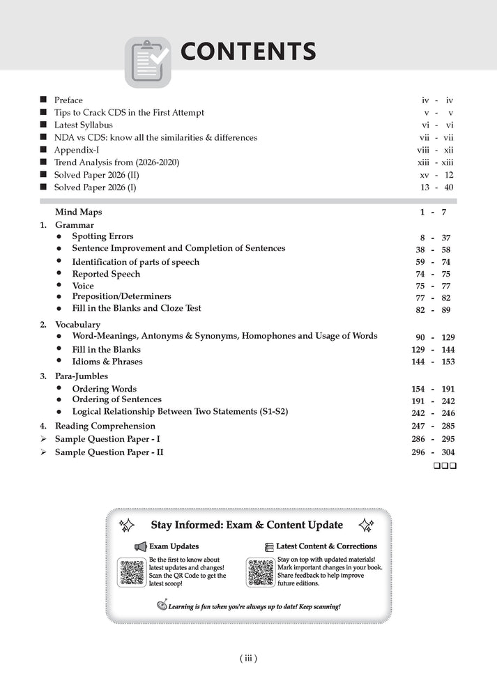 Oswaal CDS Combined Defence Services – 13 Years' Chapter-wise & Topic-wise Solved Paper (2014–2026 I & II) | English | For 2027 Exam | with Oswaal AI