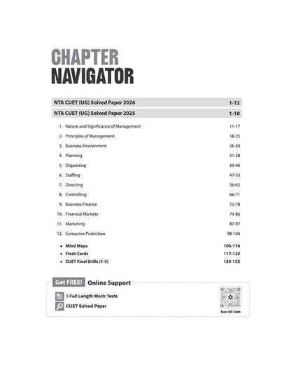 CUET UG 2027 Business Studies | Chapterwise Notes & Question Bank | 1000+ MCQs, 5 Final Drills & CUET 2026 Solved Paper | Mindmaps & Flash Cards | Free Online Mock Test