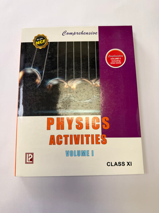 Comprehensive Physics Activities Vol 1 & 2 – Class 11 | CBSE 2026–27 | Hardcover Lab Manual (Book + Notebook)