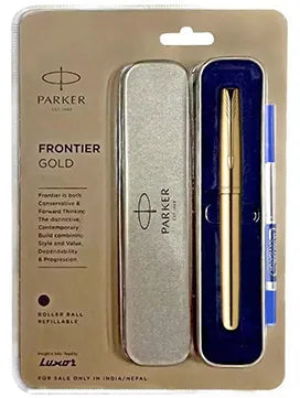 Parker Frontier Gold Roller Ball Pen