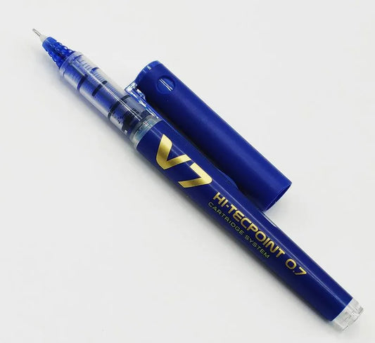 Luxor Pilot Hi-tecpoint V7 Cartridge Pen (Blue)