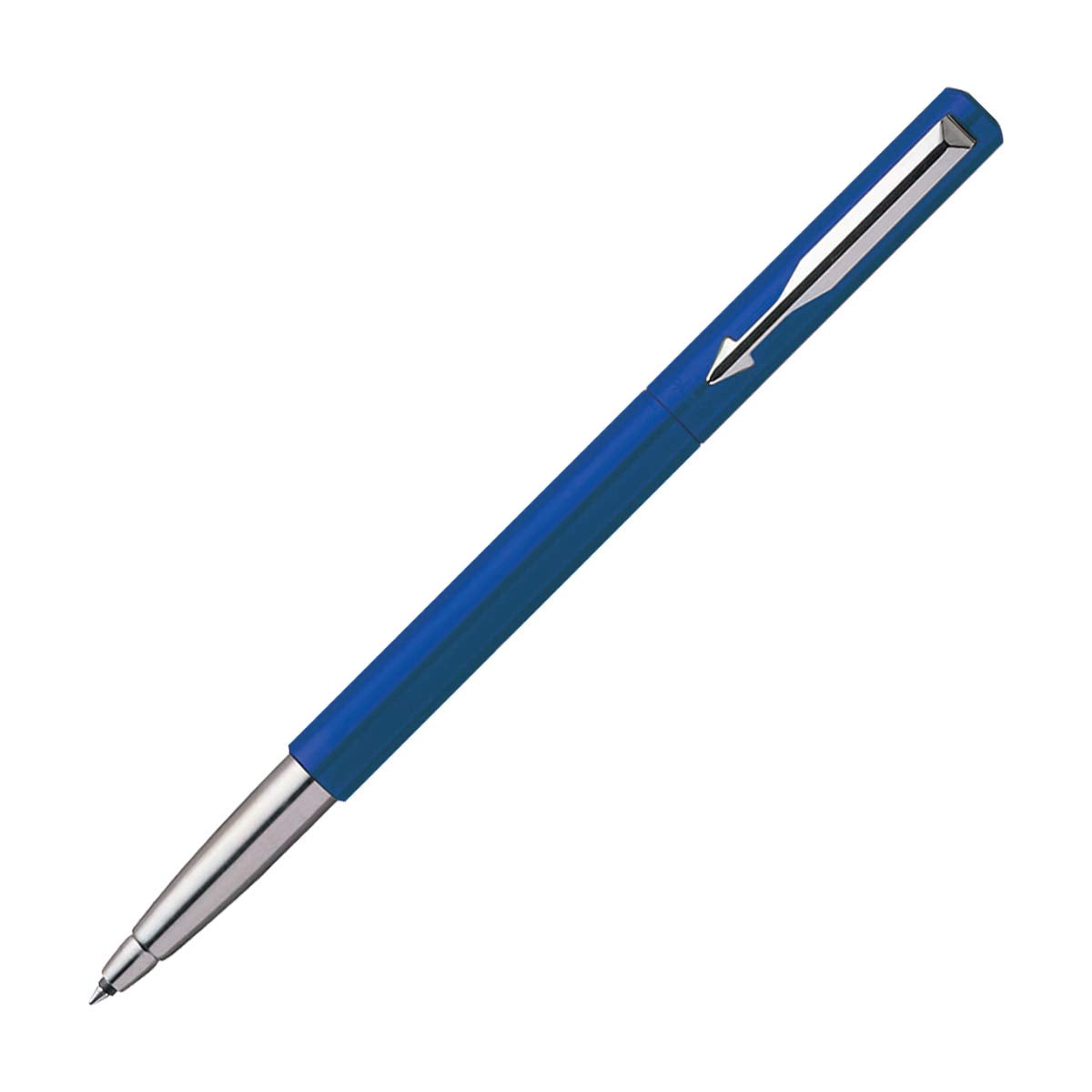 Parker Vector Standard Chrome Trim Blue Body Color Roller Ball Pen