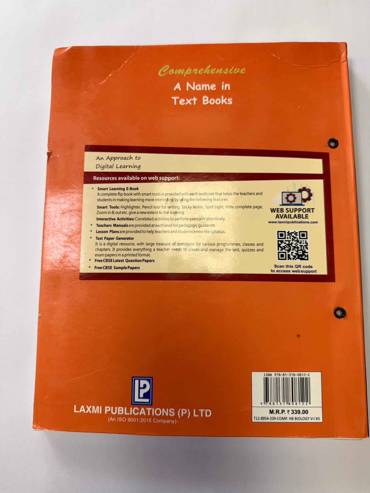 Comprehensive Biology Activities Vol 1 & 2 – Class 12 | CBSE 2026-27 | Hardcover Lab Manual (Book + Notebook)