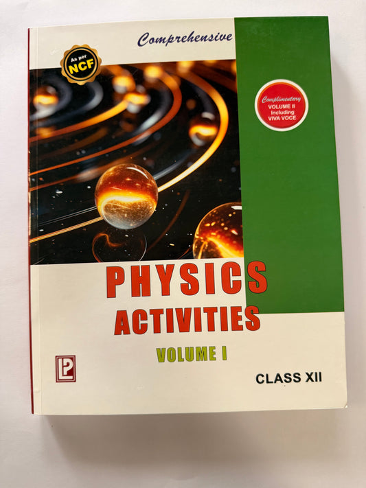 Comprehensive Physics Activities Vol 1 & 2 – Class 12 | CBSE 2025–26 | Hardcover Lab Manual (Book + Notebook)