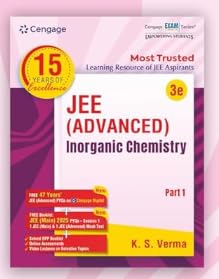 JEE Advanced Inorganic Chemistry: Part 1 with Free Online Assessments and Digital Content (Concept videos and Solution videos) 2025 | Cengage | CENGAGE