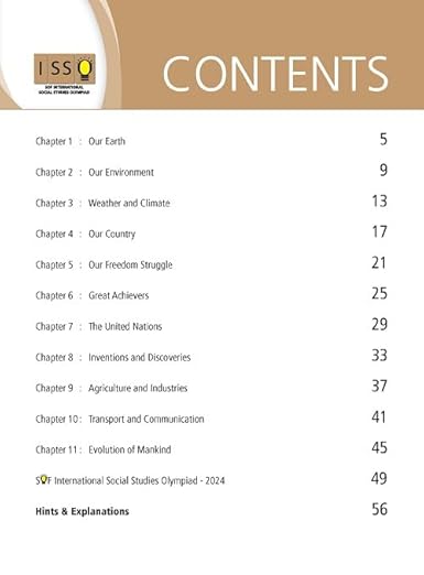 MTG International Social Studies Olympiad (ISSO) Workbook Class 5 - Chapterwise MCQs & Previous Year Paper - SOF ISSO Olympiad Books For 2025-2026 Exam