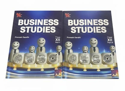 Business Studies Class 12 (Part 1 & Part 2) by Poonam Gandhi | CBSE Board | Latest Edition 2026-27 | Complete Combo Set | Exam-Oriented | NCERT Based | For Board Exams & CUET Preparation