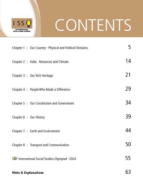 MTG International Social Studies Olympiad (ISSO) Workbook Class 4 - Chapterwise MCQs & Previous Year Paper - SOF ISSO Olympiad Books For 2025-2026 Exam