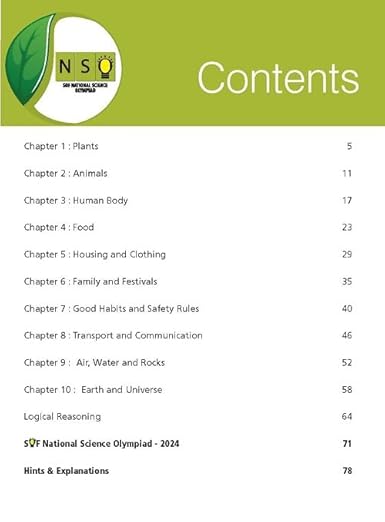 MTG National Science Olympiad (NSO) Workbook Class 2 - Chapterwise Quick Recap, Previous Year Solved Paper & Achievers Section - SOF Olympiad Books For 2025-26 Exam