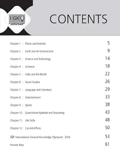 MTG International General Knowledge Olympiad (IGKO) Workbook Class 7 - Chapterwise MCQs & Previous Years Solved Paper - SOF IGKO Olympiad Books For 2025-26 Exam