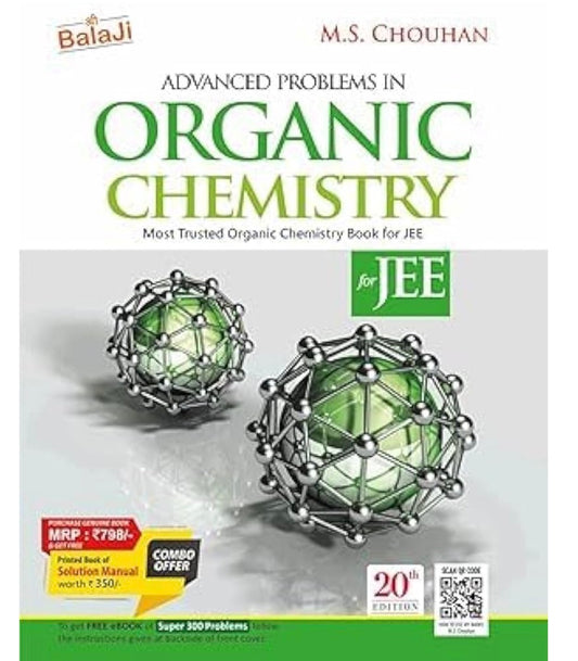 Advanced Problems in Organic Chemistry for JEE - 19 Edition, 2026 MS CHOUHAN