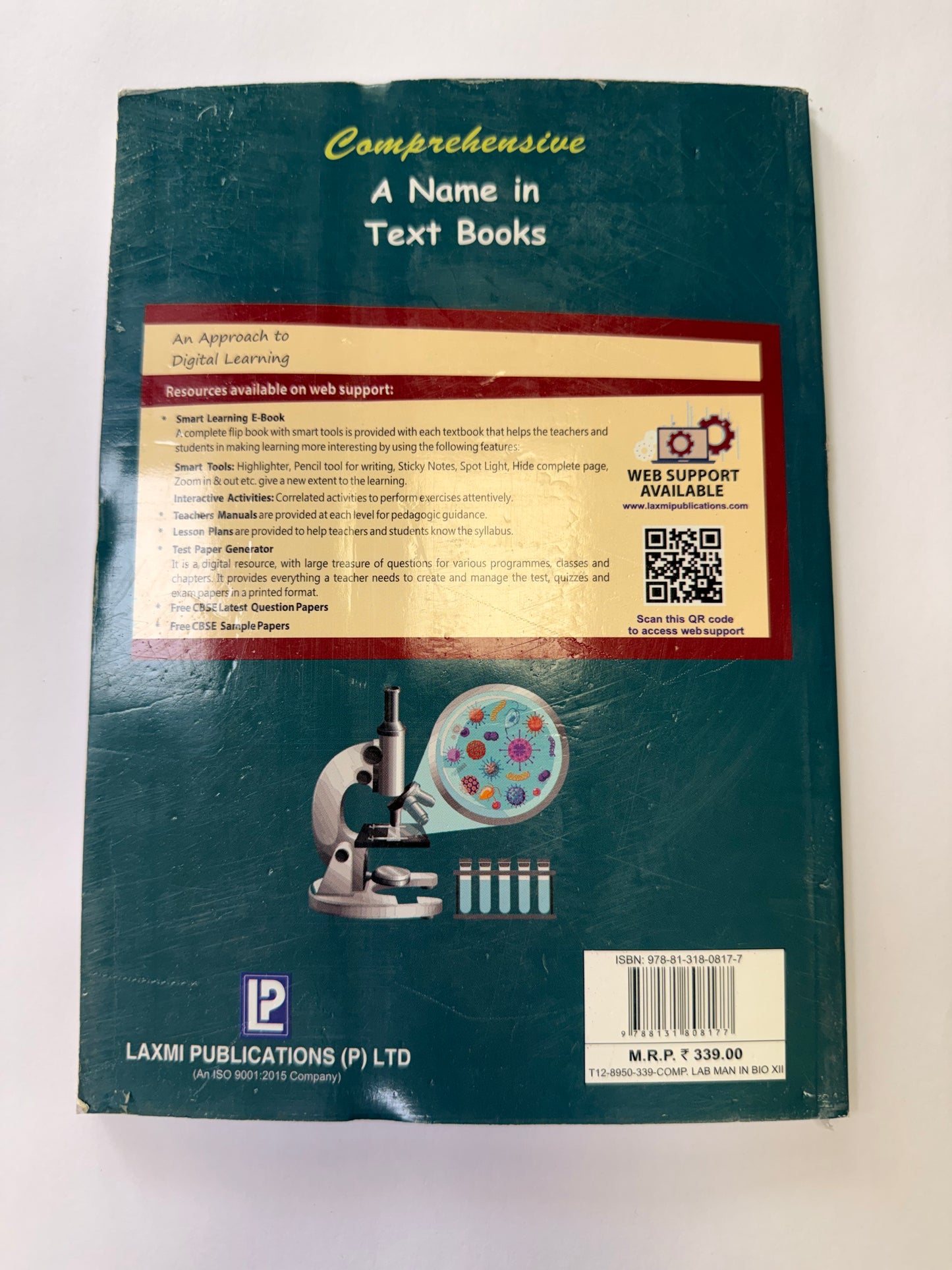 Comprehensive Laboratory Manual in Biology for Class 12 - Examination 2026-27 (BOOK) | Lab Manual