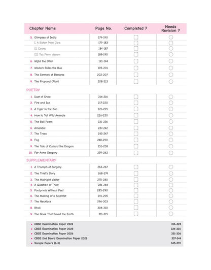 Arihant CBSE Question Bank Class 10 English Language & Literature For Board Exam 2027 | Chapterwise PYQs (2026–2016) with Revision Theory, Detailed Solutions, Exam Tips & Sample Papers