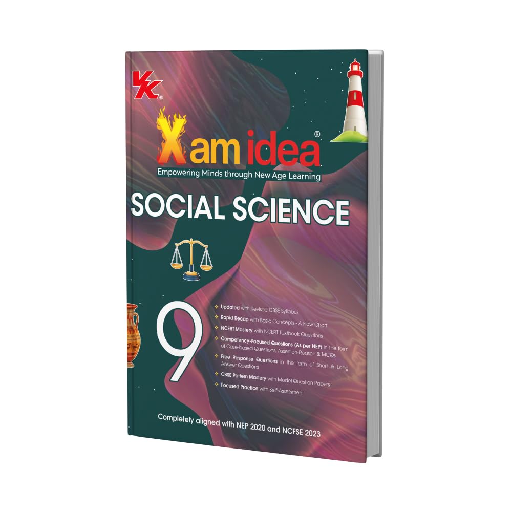 Xam idea Social Science Class 9 Book | CBSE Board | Chapterwise Question Bank | Based on Revised CBSE Syllabus | NCERT Questions Included | 2025-26 Exam