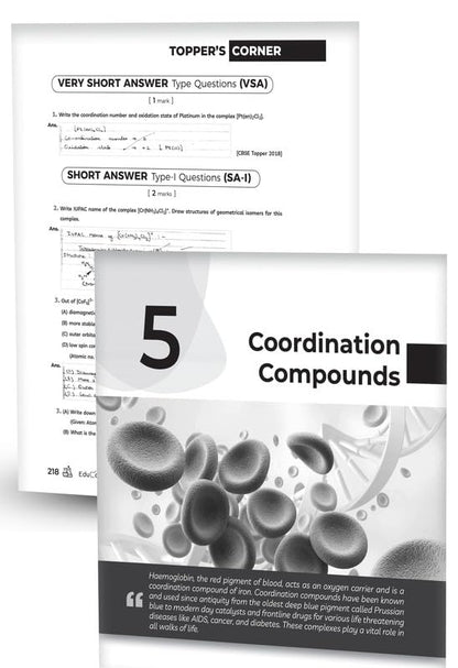 Educart CBSE Class 12 Chemistry Question Bank 2025-26 on new Syllabus 2026 (Includes Past Years Solved Questions)