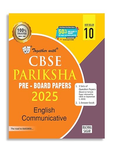 Together with CBSE Class 10 English Communicative Pariksha Pre-Board Papers for Exam 2025