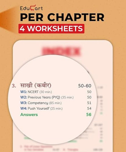 Educart One-shot CBSE Class 10 Question Bank 2026 Hindi B on new Syllabus (Strictly for 2025-26 Boards Exam)