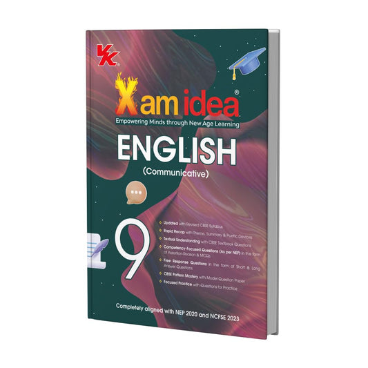 Xam idea English (Communicative) Class 9 Book | CBSE Board | Chapterwise Question Bank | Based on Revised CBSE Syllabus | NCERT Questions Included | 2025-26 Exam