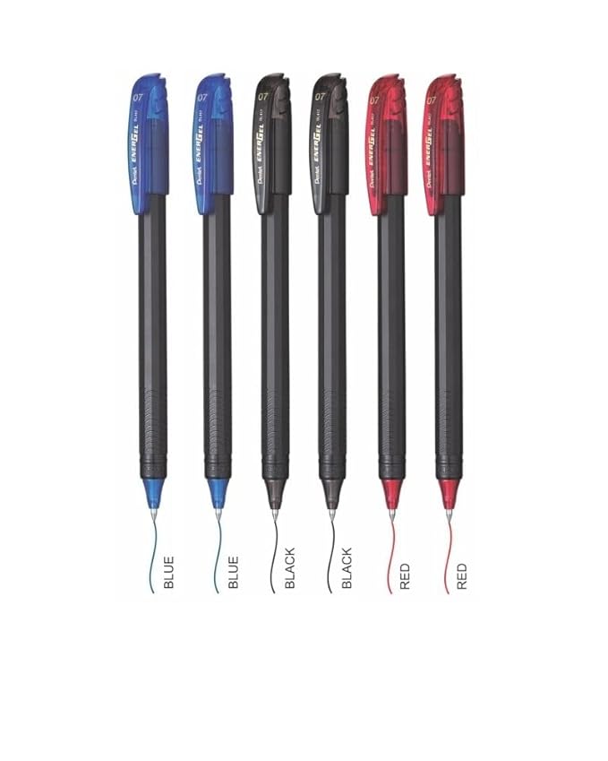 Pentel EnerGel 0.7mm Metal Tip Roller Gel Pen with Free Pen By DTL Company™ (Multicolor)