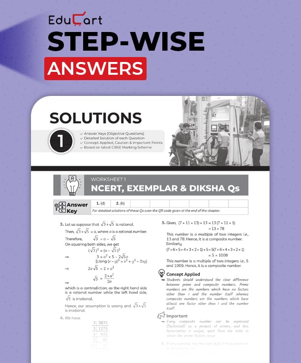 Educart One-shot Mathematics Basic CBSE Class 10 Question Bank 2025-26 on new Syllabus 2026 (Strictly for Boards Exam)