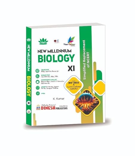 DINESH Publication's New Millennium BIOLOGY Class 11 (2024-2025 Session)