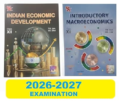 Introductory Macroeconomics and Indian Economic Development Class 12 (Set of 2) | CBSE (NCERT Solved) | Examination 2026-27 | By TR Jain & VK Ohri