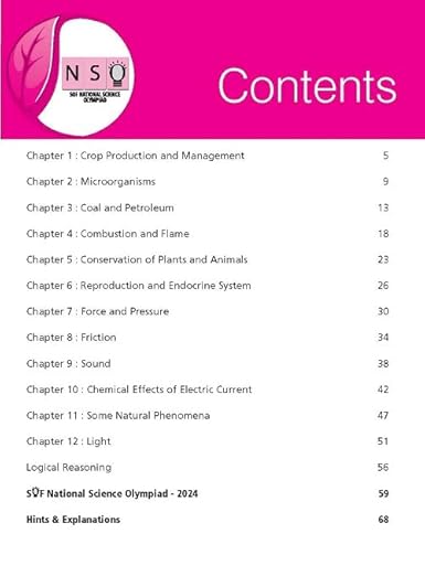 MTG National Science Olympiad (NSO) Workbook Class 8 - Chapterwise Quick Recap, Previous Year Solved Paper & Achievers Section - SOF Olympiad Books For 2025-26 Exam