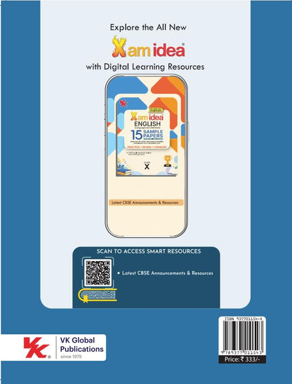 Xam idea English (Language and Literature) Sample Papers Class 10 | CBSE 2027 Examination | 15 Sample Papers with Detailed Solutions | Latest CBSE SQP ... 2026) | Solved Paper as per Marking Scheme