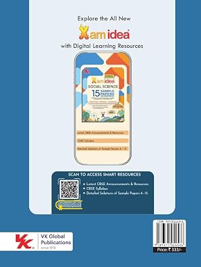 Xam idea Social Science Sample Papers Class 10 | CBSE 2027 Examination | 15 Sample Papers with Detailed Solutions | Flow Charts for Instant Revision | Latest CBSE SQP (dated 21 Sep 2026) & Marking Scheme