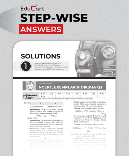 Educart CBSE Class 10 Science One Shot Question Bank 2026–27 | Chapter-wise NCERT Practice, PYQs & Competency-Based Qs | Latest CBSE Syllabus & Pattern | Theory Maps For 2027
