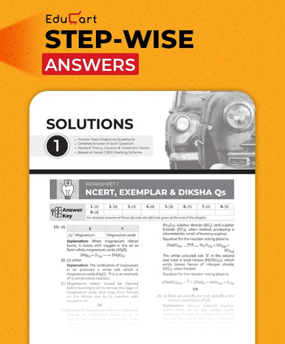 Educart One-shot Science CBSE Class 10 Question Bank 2025-26 on new Syllabus 2026 (Strictly for Boards Exam)