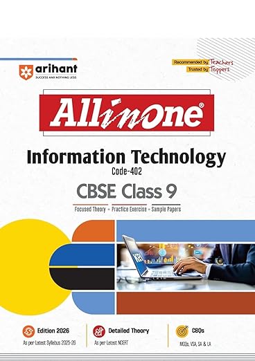 All In One Information Technology | Class 9th Based On Latest NCERT For CBSE Exams 2025 | Mind map | All type of Questions | MCQs |