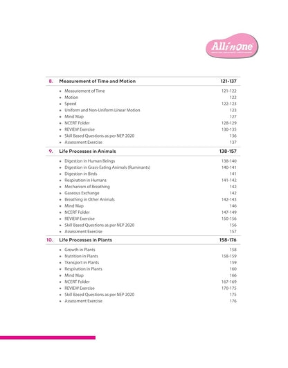 Arihant All in One Science Class 7 for CBSE Exam 2025-26 | Latest NCERT-Based Book | Full Syllabus Coverage with Chapterwise Theory, Grammar, Writing, Practice & Sample Papers