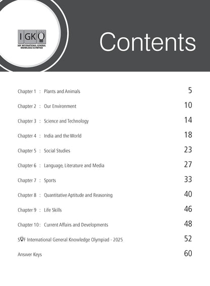 MTG International General Knowledge Olympiad (IGKO) Workbook Class 10 - Chapter-wise MCQs with Achievers Section - SOF Olympiad Books For 2026-27 Exam
